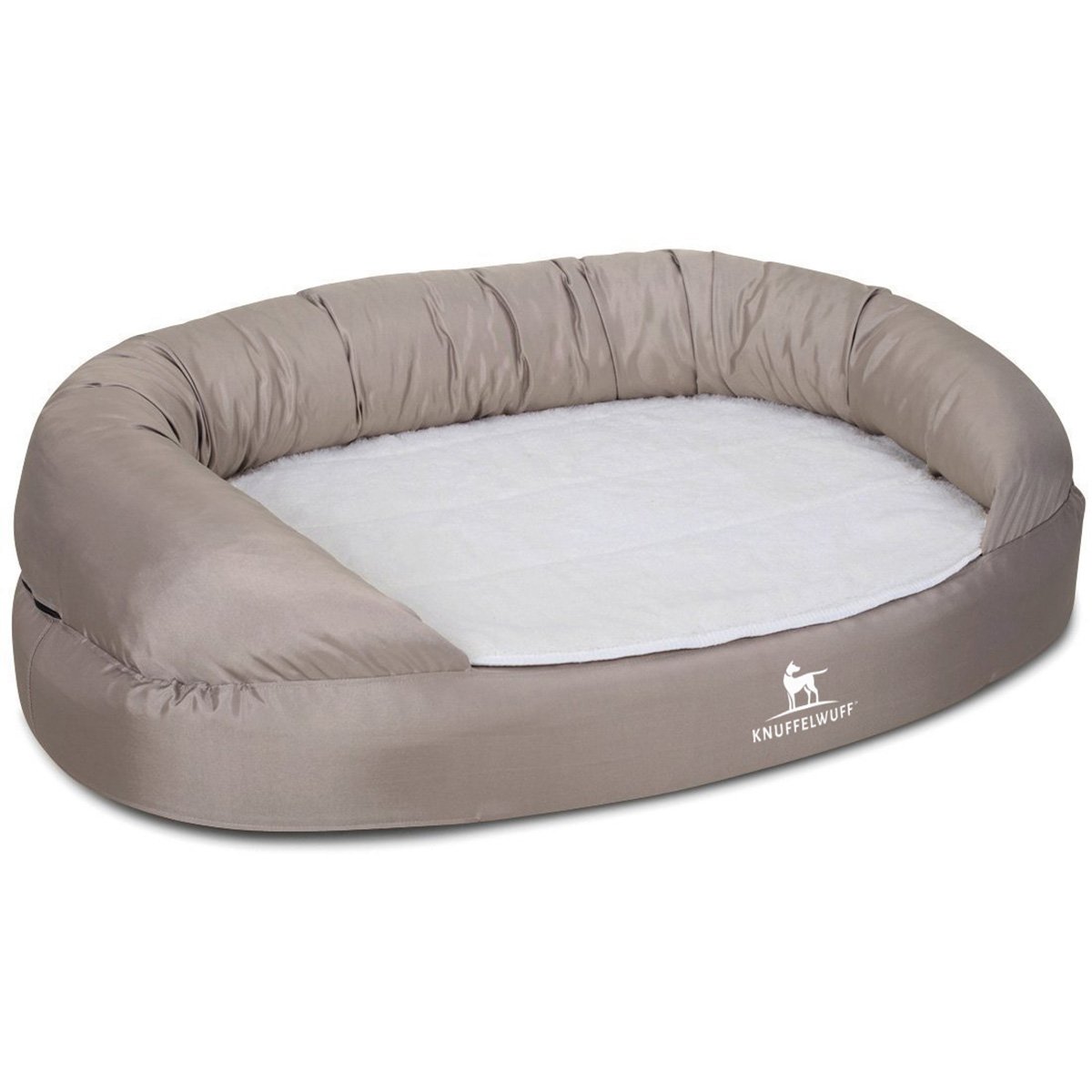 Knuffelwuff Orthopädisches Hundebett Jessy Beige M-L