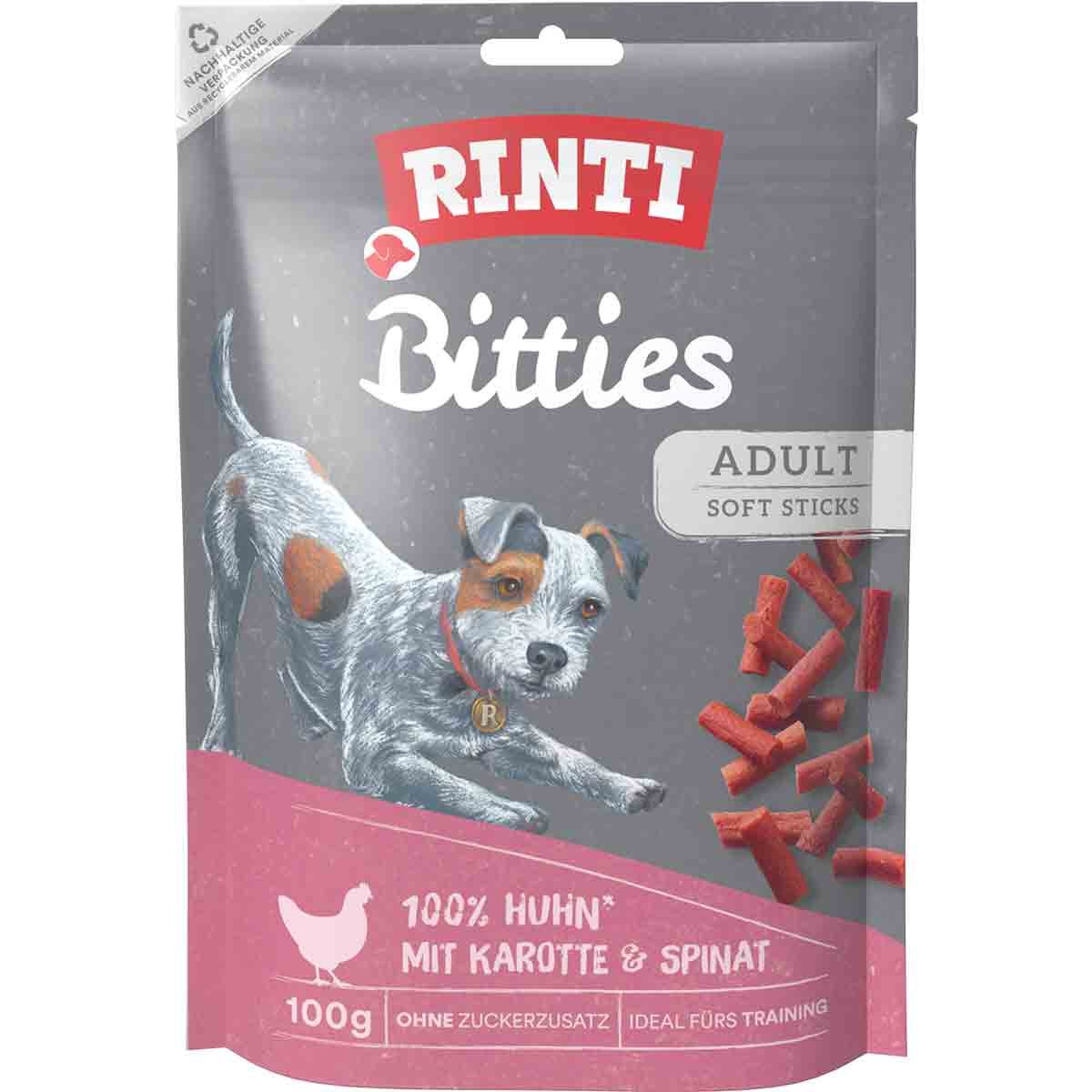 Rinti Extra Bitties mit Karotten und Spinat 12x100g