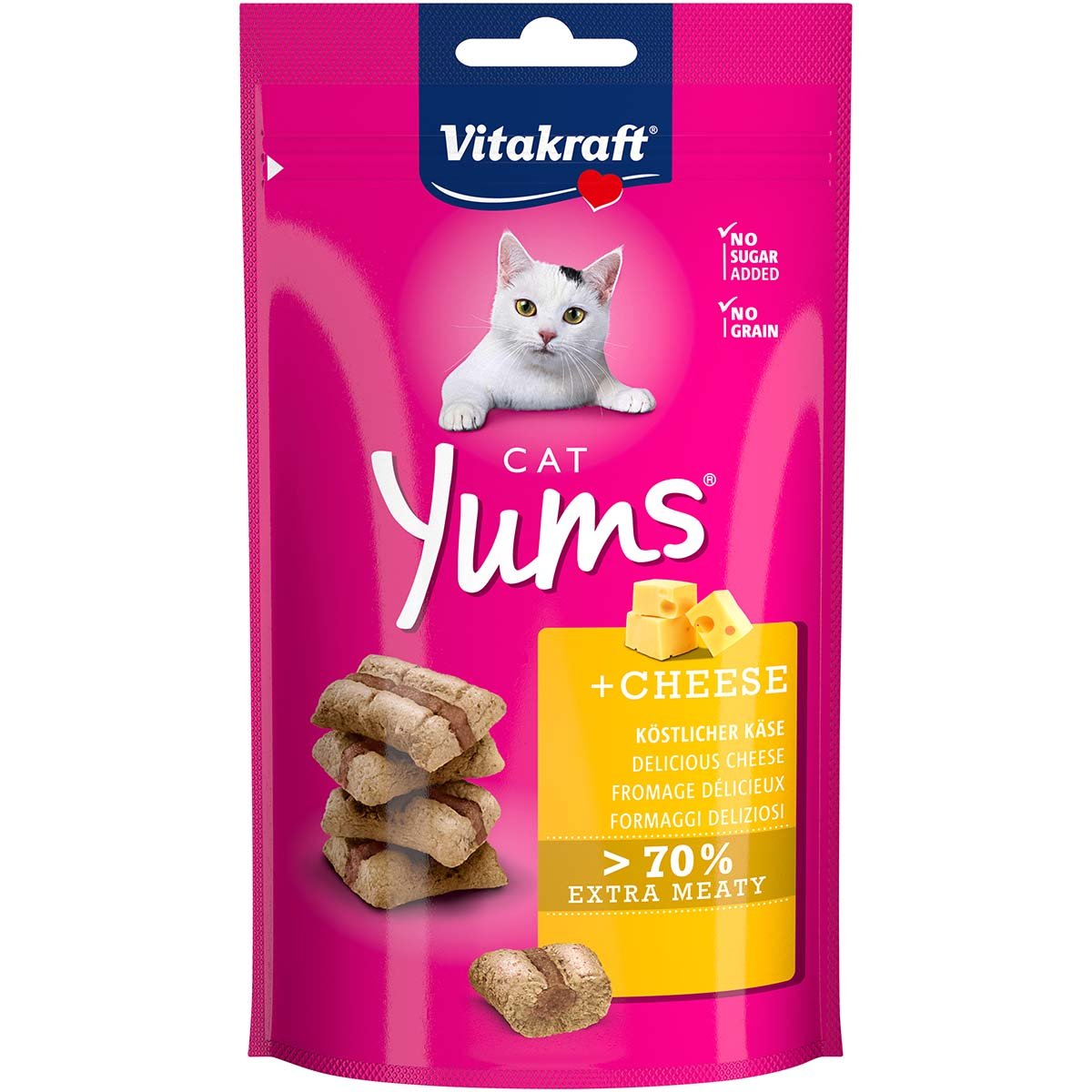 Vitakraft Katzensnack Cat Yums Käse 9x40g