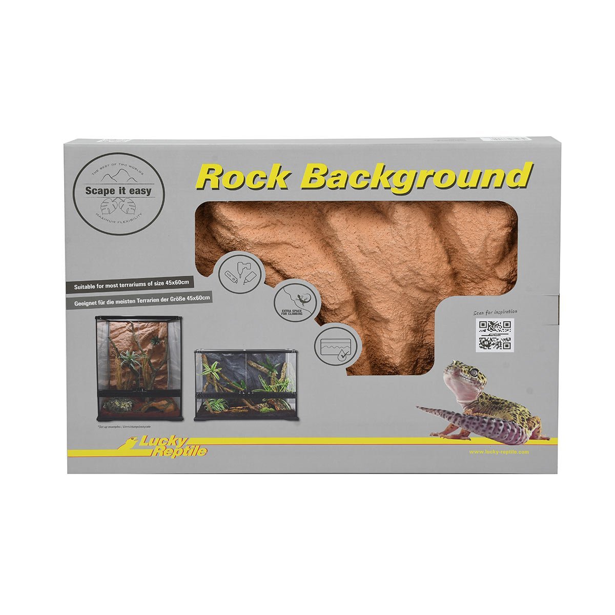 Lucky Reptile Rückwand Rock Background Outback Red 58x43 cm