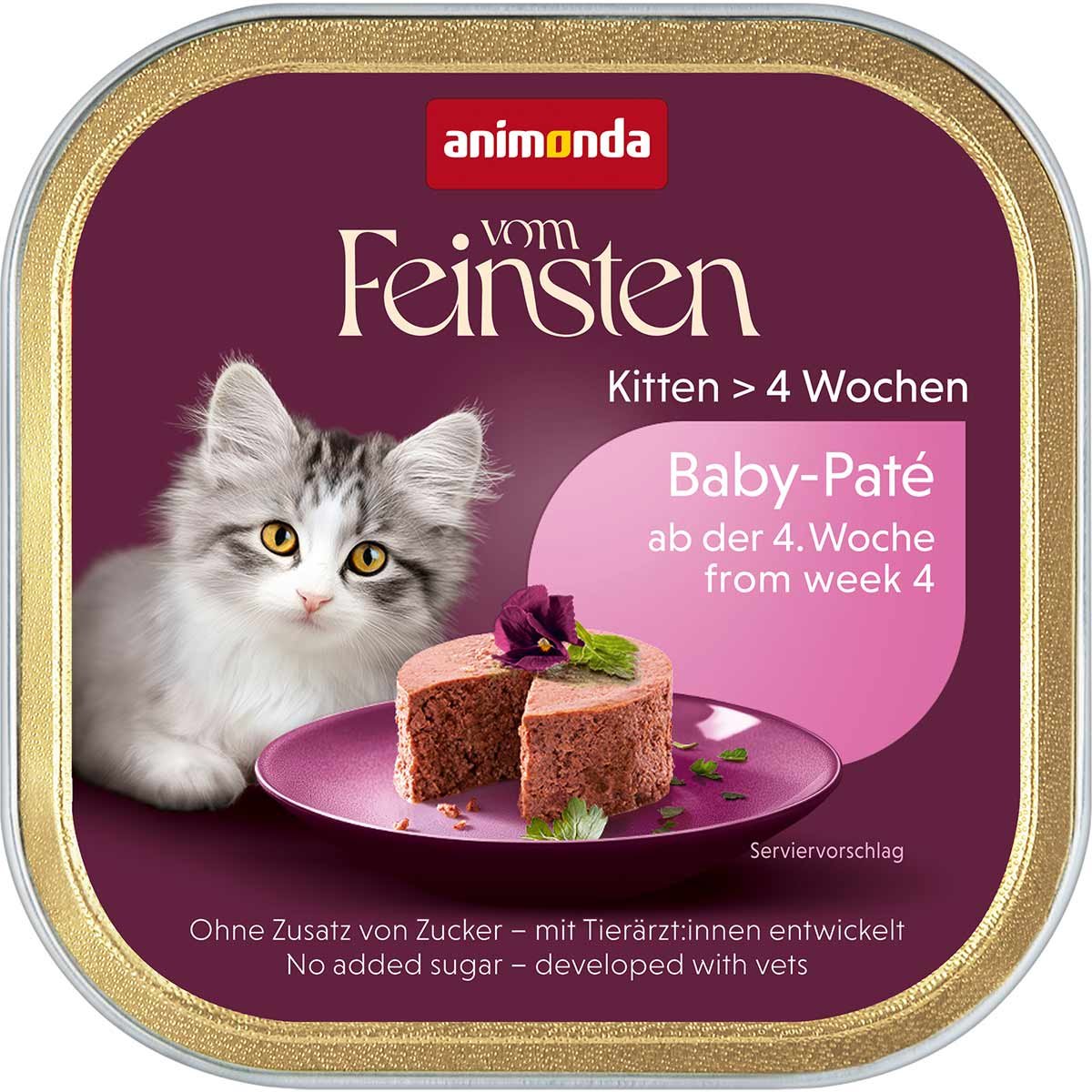 animonda vom Feinsten Kitten Baby Paté 6x100g