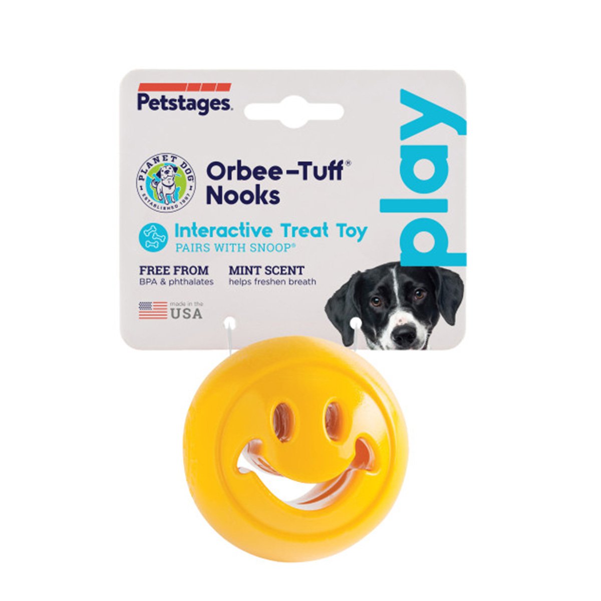 Planet Dog Nook Einsatz für Hundespielzeug Snoop gelb