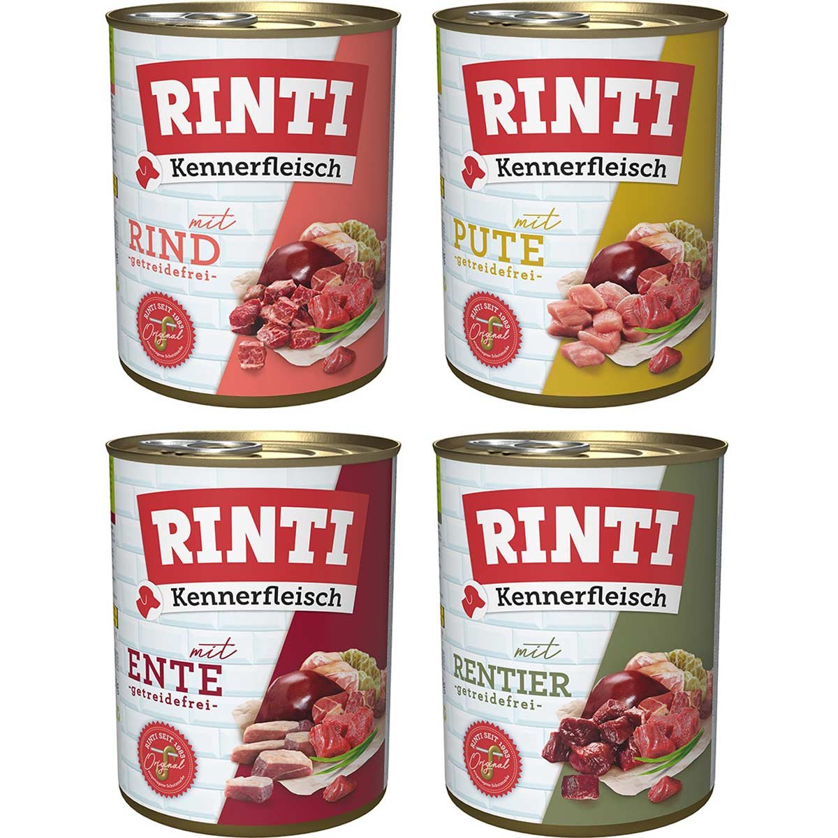 Rinti Kennerfleisch Paket 2 24x800g