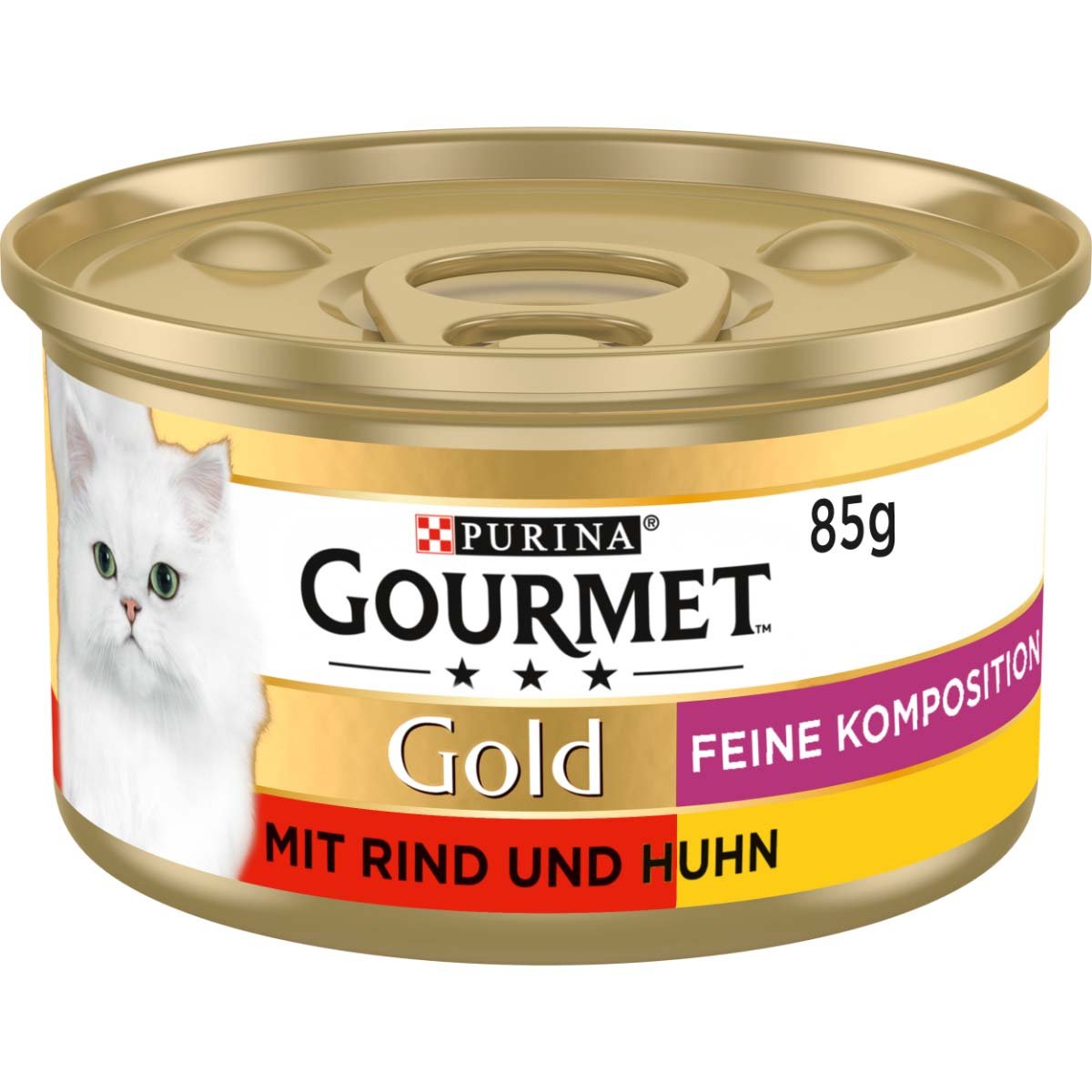 GOURMET Gold Feine Komposition mit Rind und Huhn 48x85g