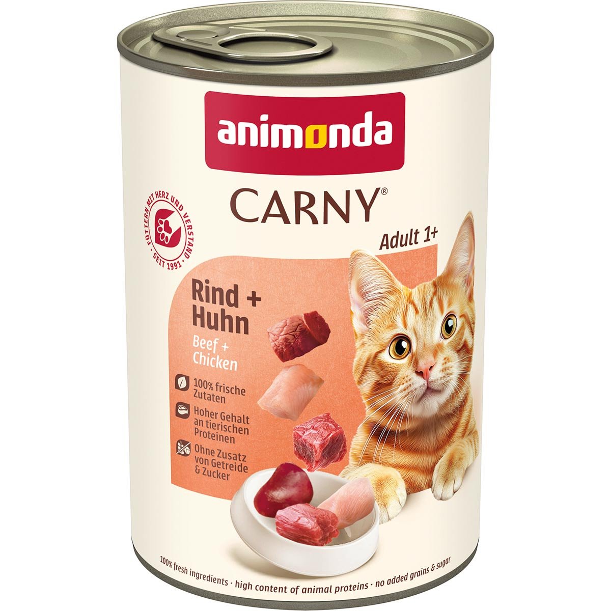 animonda Carny Adult Rind und Huhn 24x400g