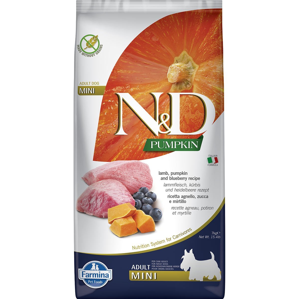 Farmina NundD Pumpkin Dog Lamm Adult Mini 2x7kg