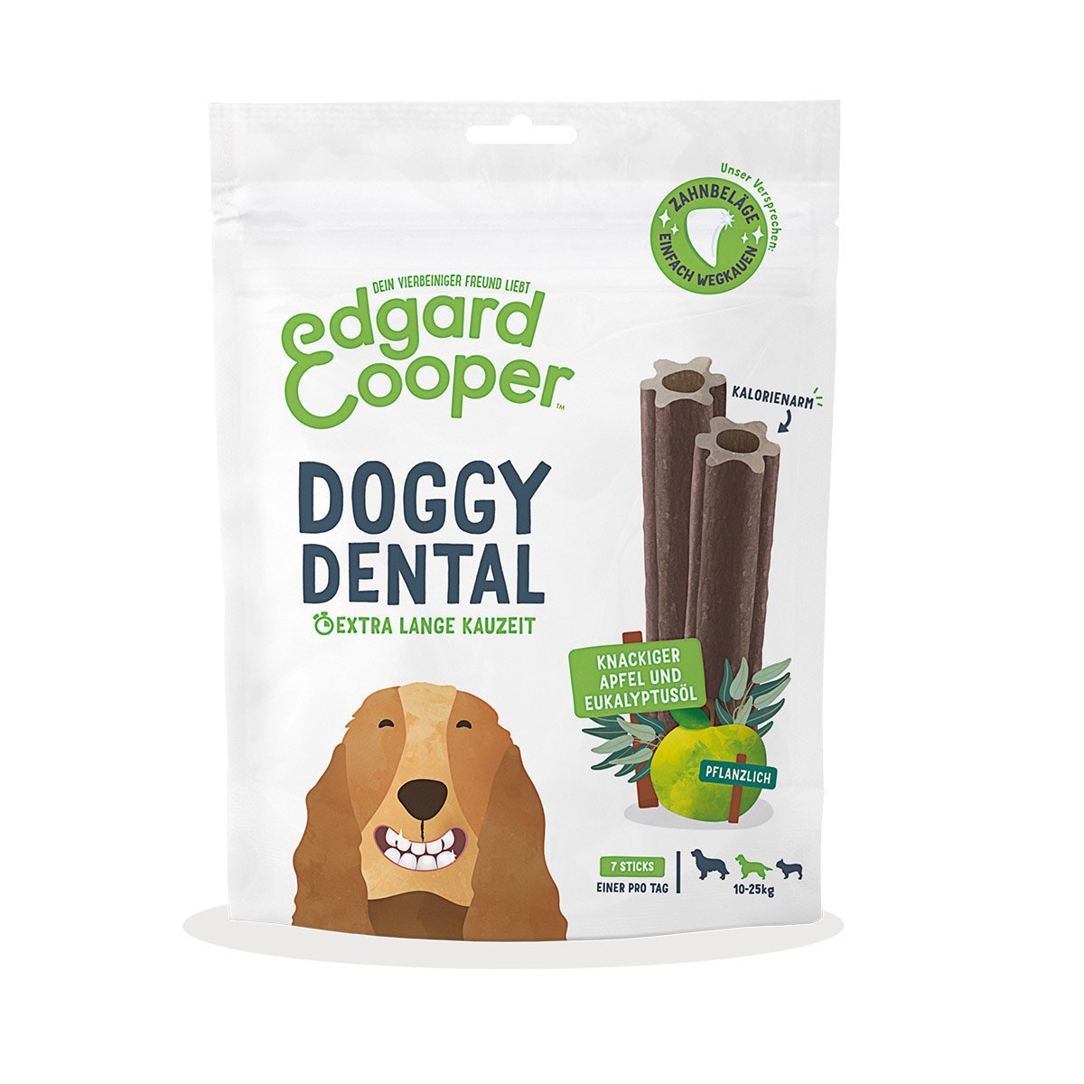 Edgard und Cooper Doggy Dental Apfel/Eukalyptus M 160g