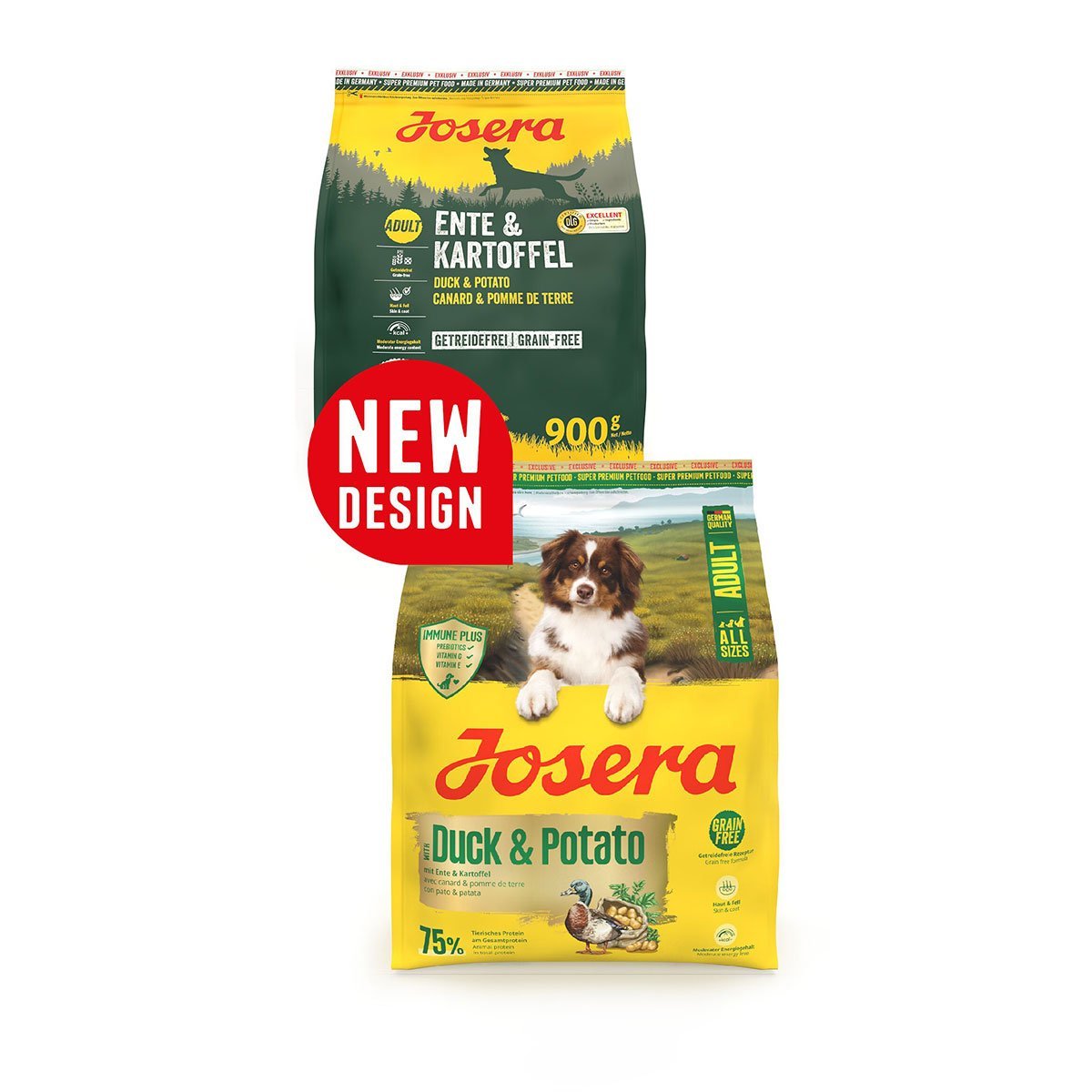 Josera All Sizes Adult Duck und Potato 2x12,5 kg