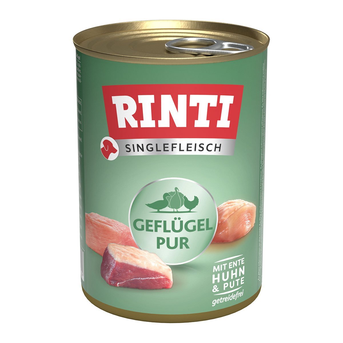 Rinti Singlefleisch Exclusive Geflügel pur 24x400g