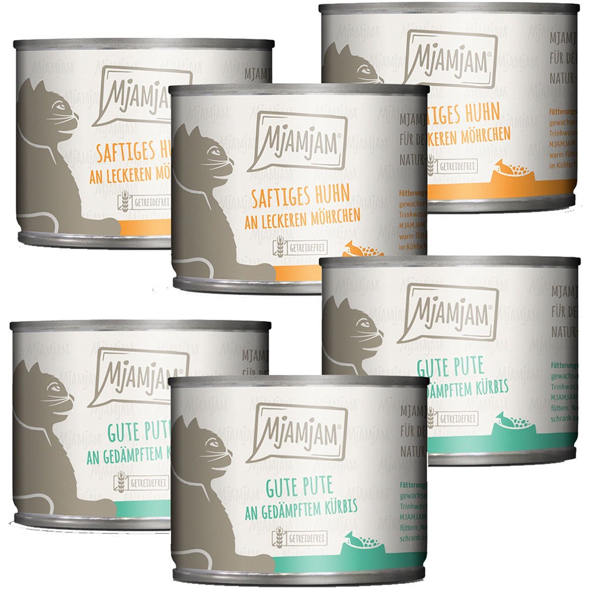 MjAMjAM Monopaket I mit HuhnundPute 24x200g