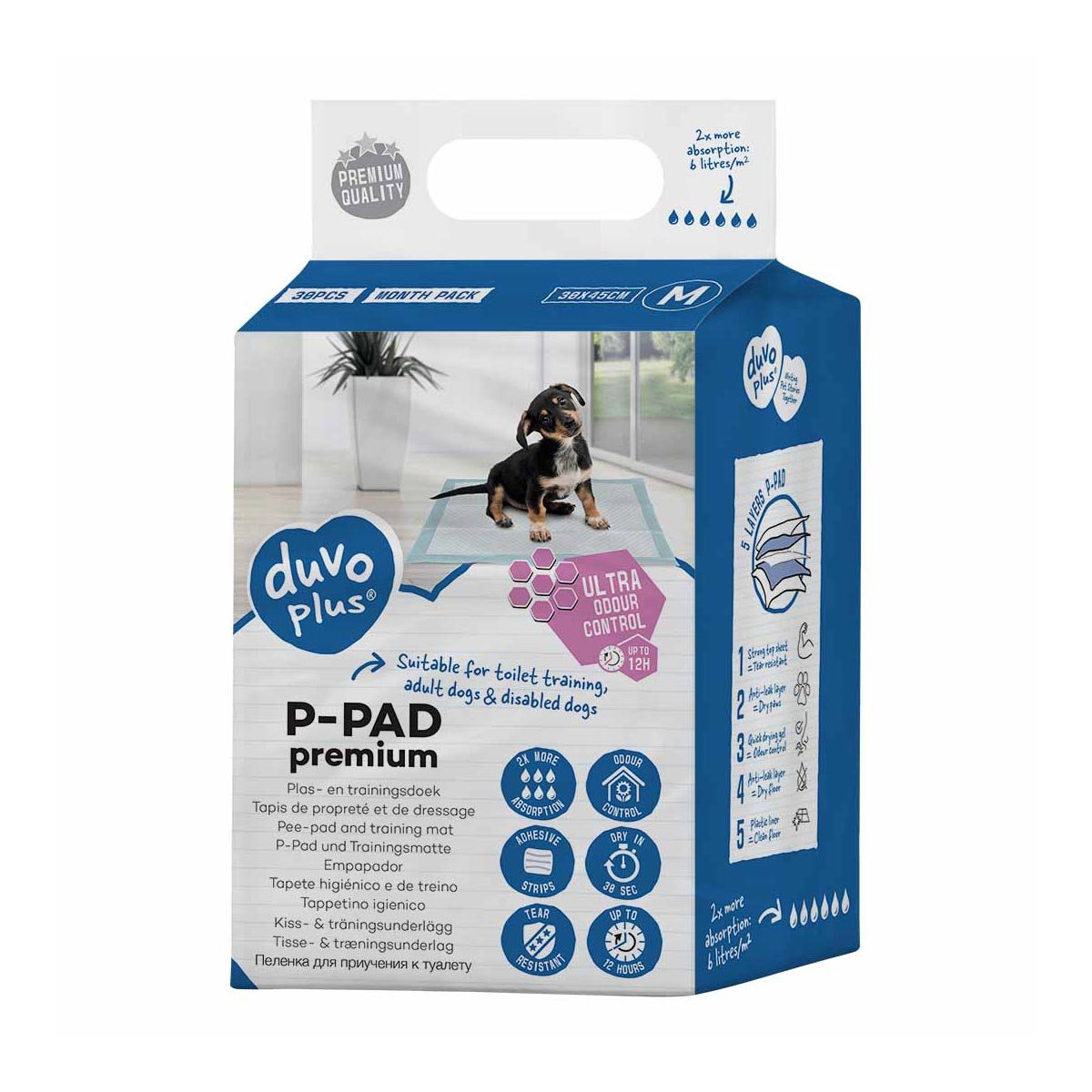 Duvo+ Duvoplus P-Pad Premium Geruchskontrolle 30St 30 X 45 Cm