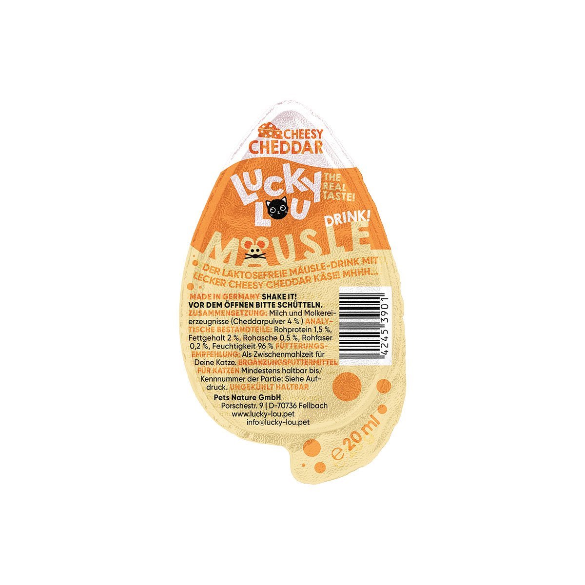 Lucky Lou Mäusle Drink-Snack Cheddar 13x28g