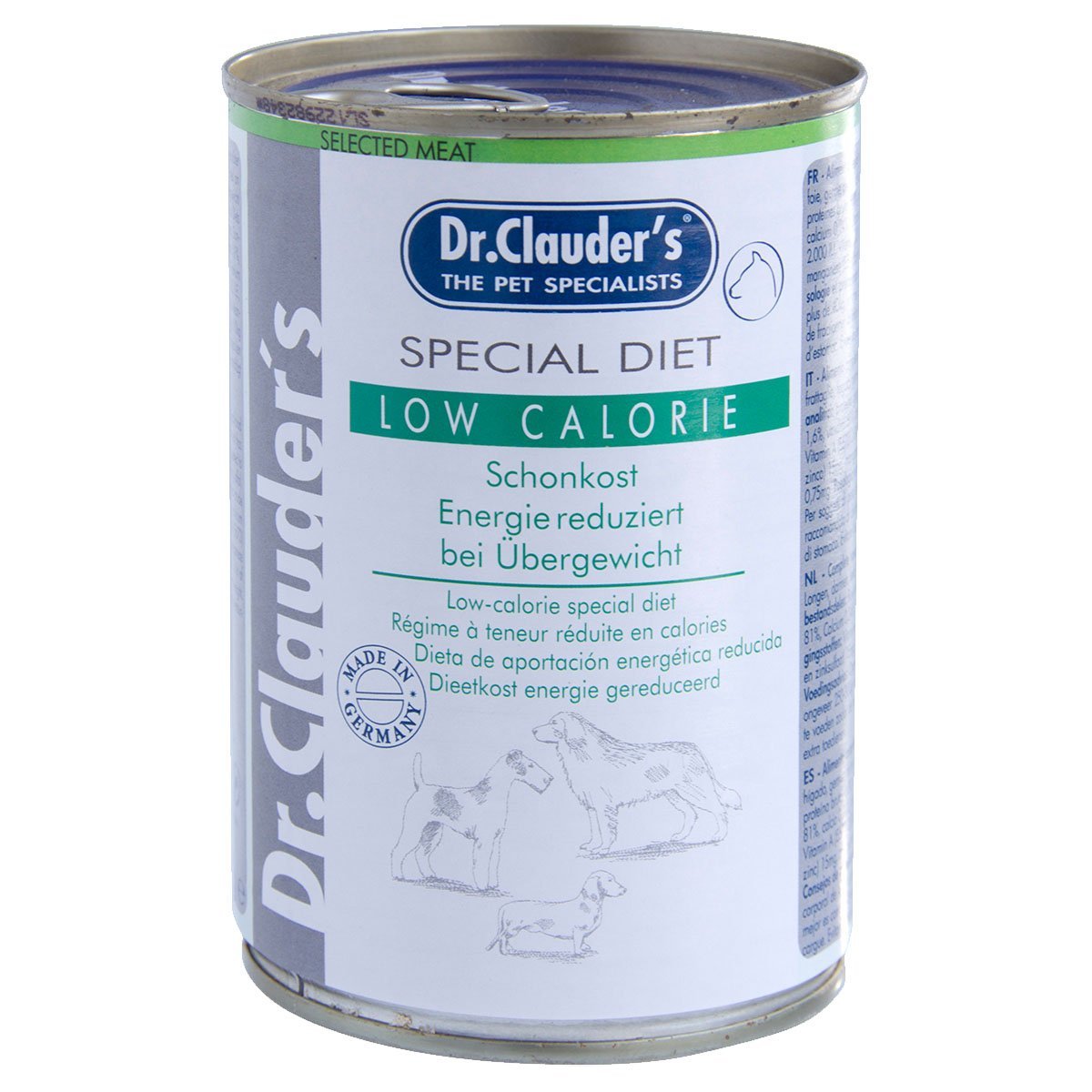 Dr. Clauders - Special Diet Low Calorie 6x400g