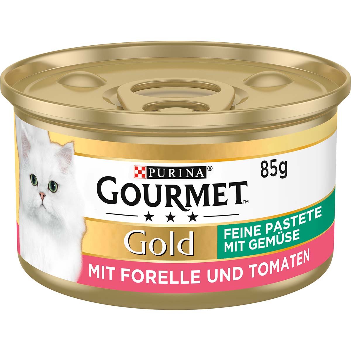 GOURMET Gold Feine Pastete mit Gemüse, Forelle und Tomaten 24x85g