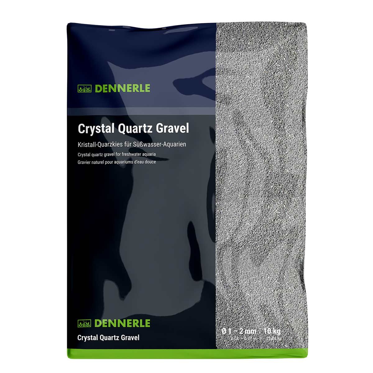 Dennerle Kristall-Quarzkies 10 kg schiefergrau
