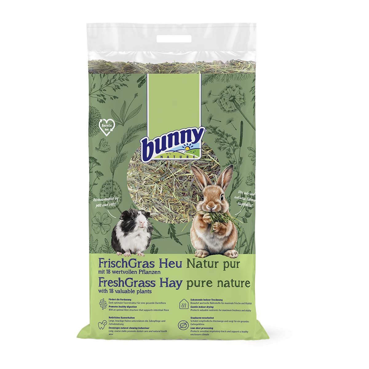 Bunny Allgäuer FrischGras Kleintierheu 3kg
