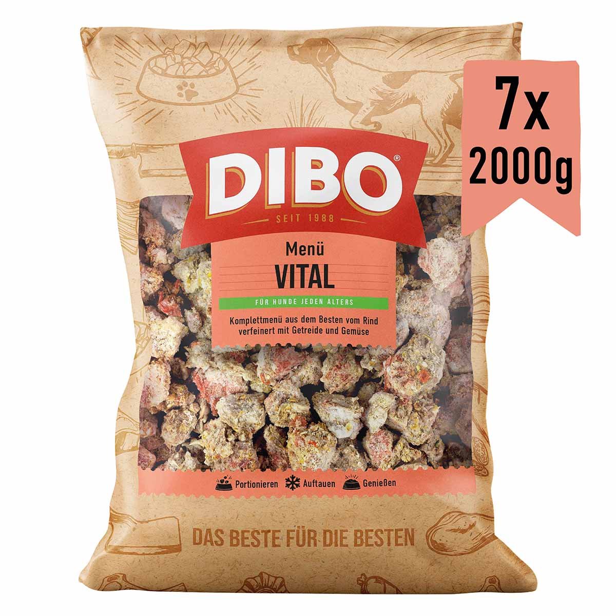 DIBO Frostfutter Menü Vital 7x2000 g