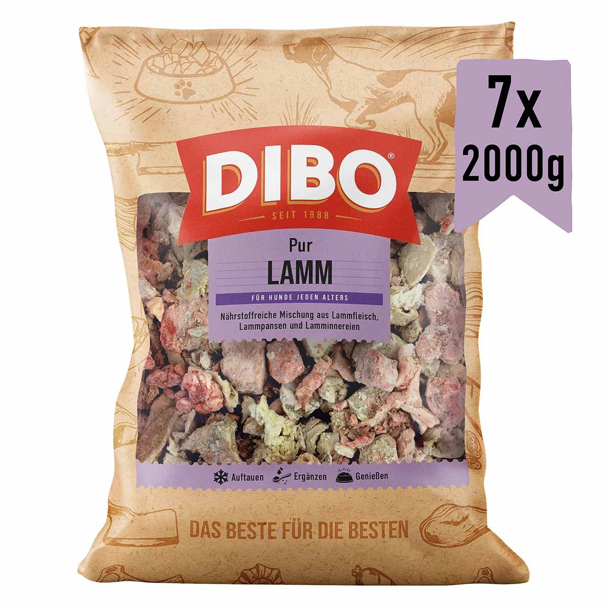 DIBO Lamm Pur 7x2000 g