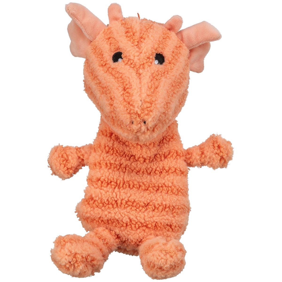 Trixie Hundespielzeug Drache aus Plüsch orange