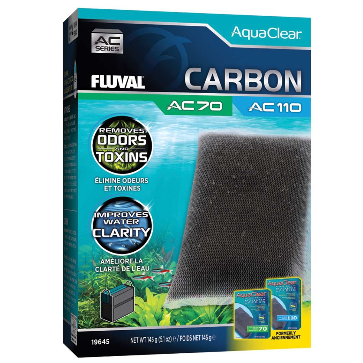 Fluval AquaClear Carbon Filtereinsatz AC70/110