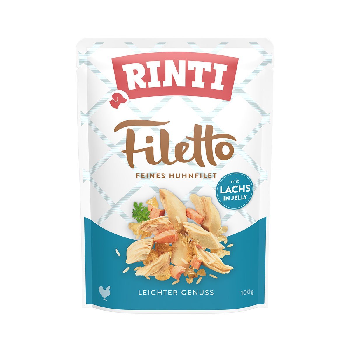 Rinti Filetto Huhn und Lachs in Jelly 24x100g