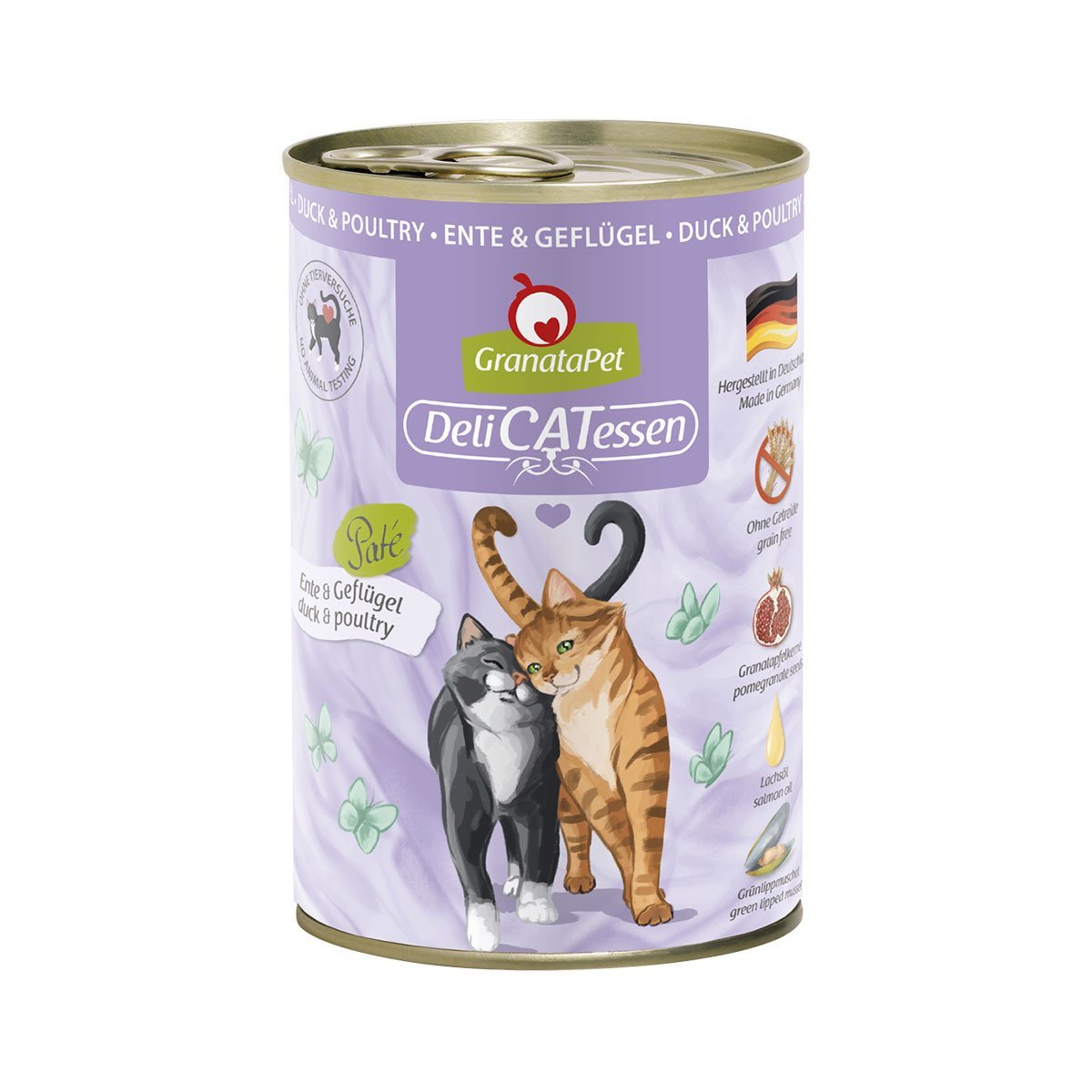 GranataPet Katze - Delicatessen Dose Ente und Geflügel 6x400g