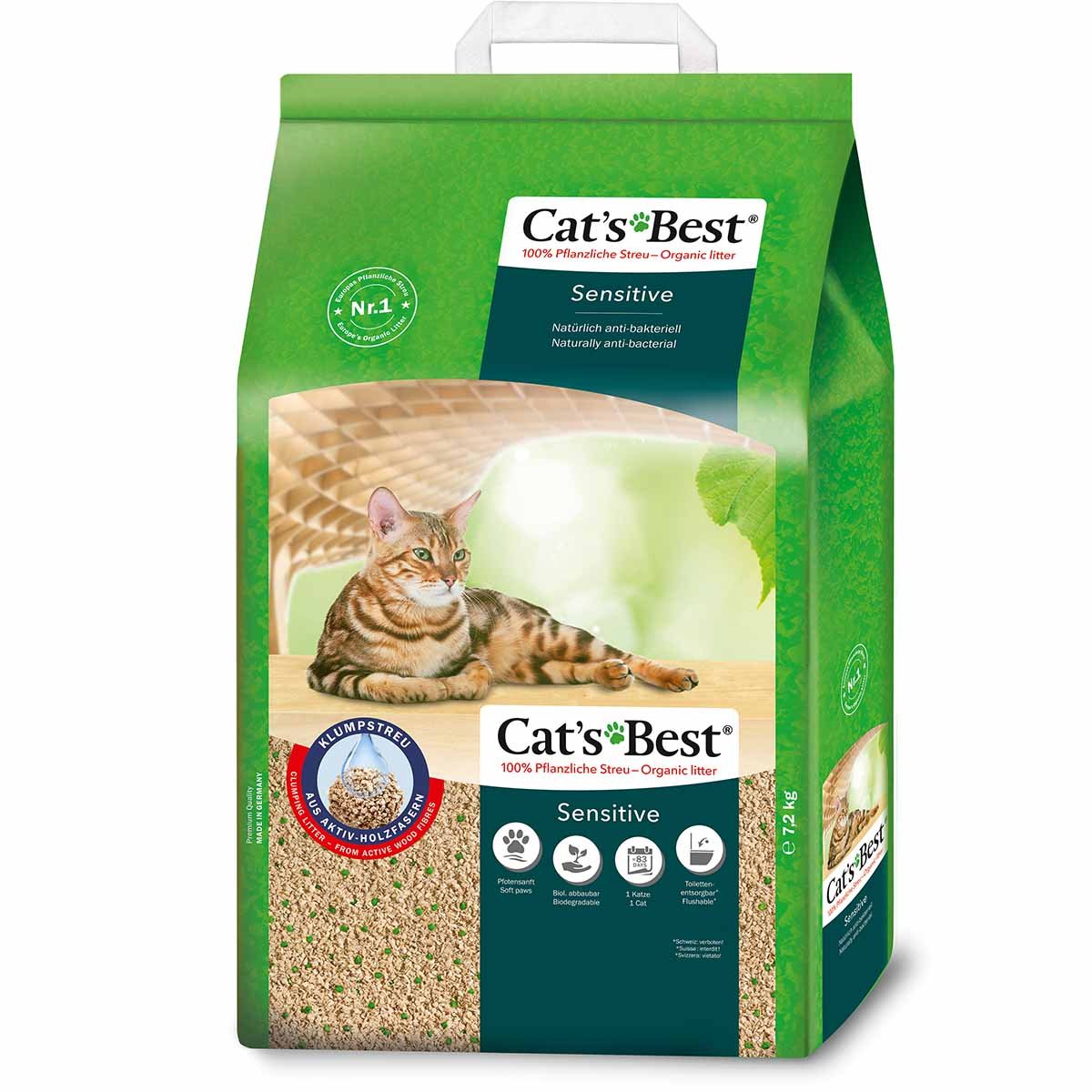 Cat’s Best Sensitive 7,2 kg