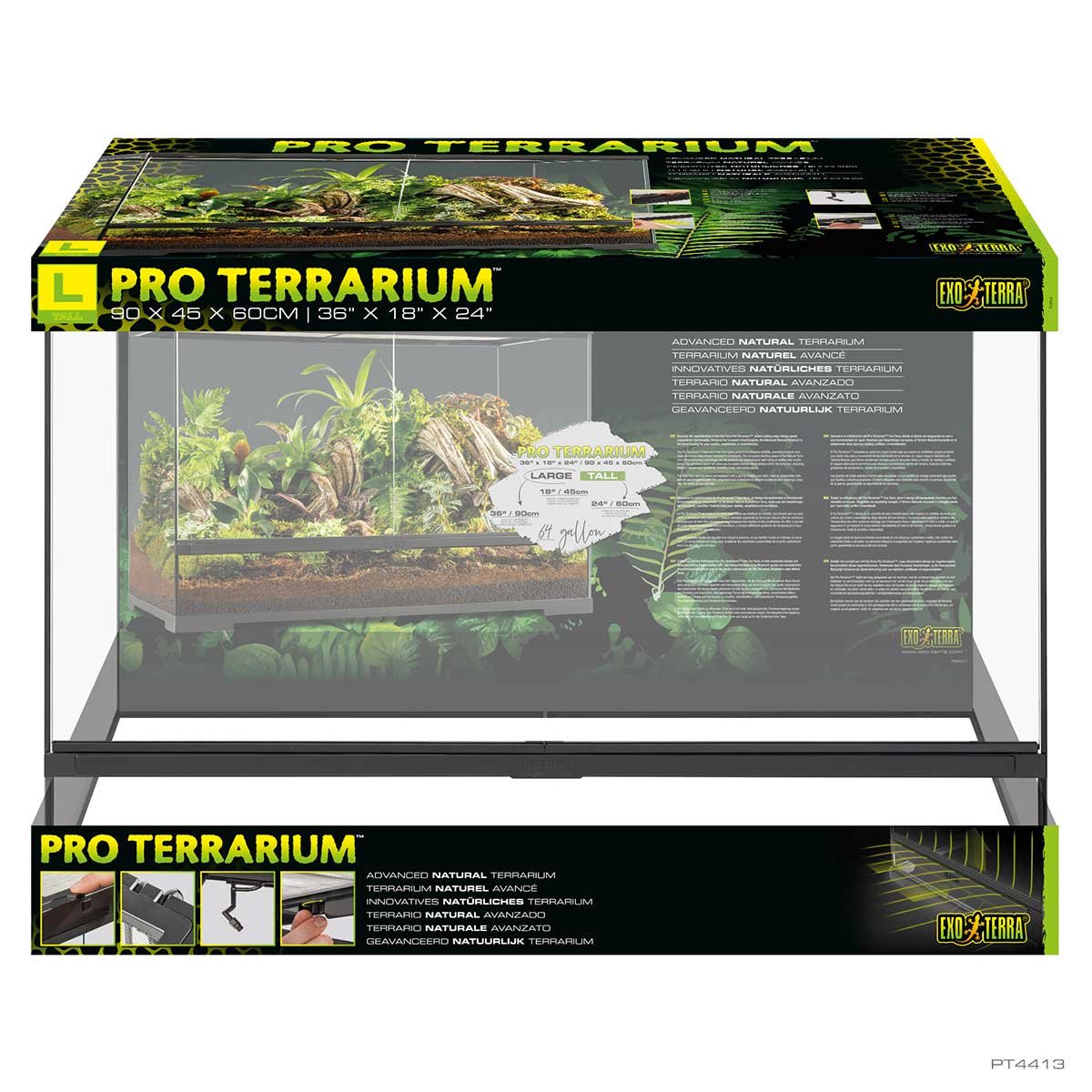 Exo Terra Pro Terrarium Large 90x45x60 cm