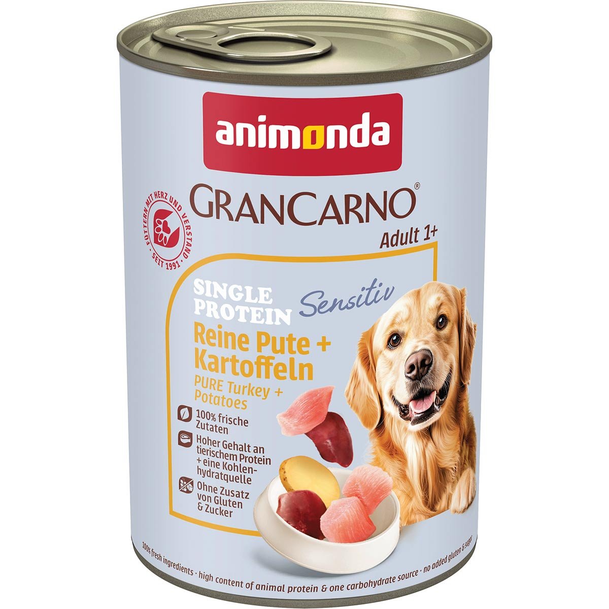 animonda GranCarno Sensitiv Pute und Kartoffel 6x400g