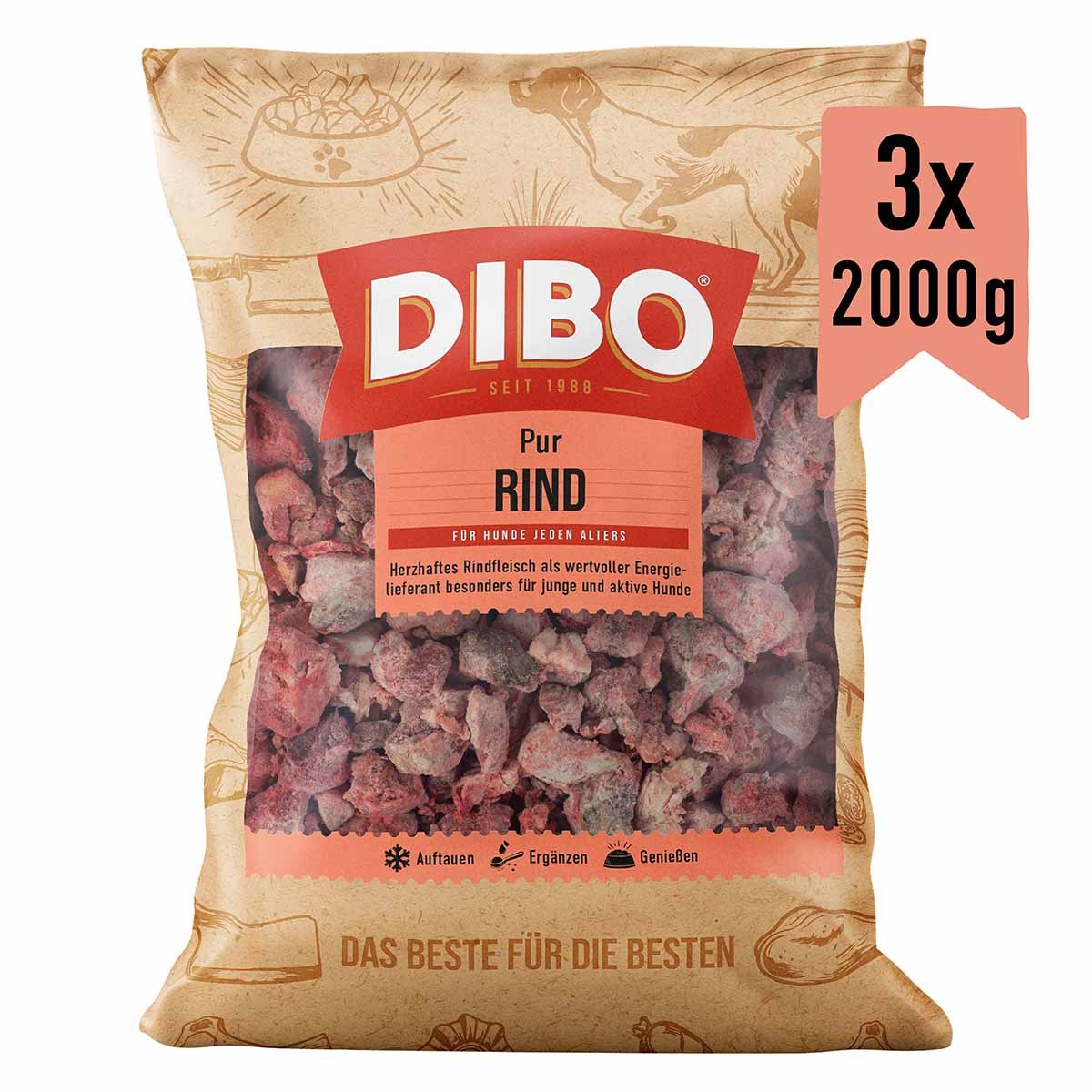 DIBO Rindfleisch 3x2000 g