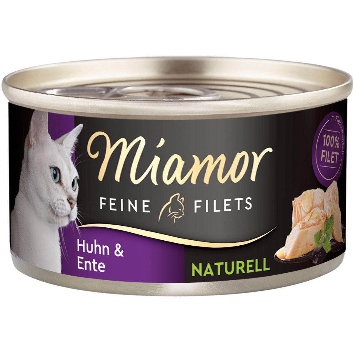 Miamor Feine Filets naturell Huhn und Ente 24x80g