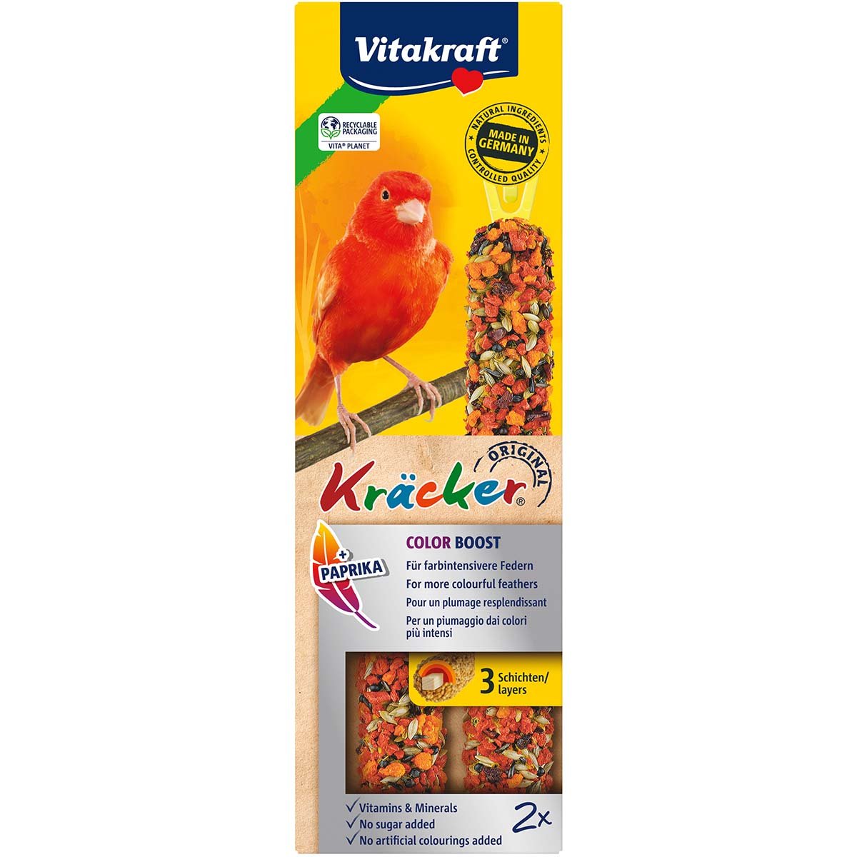 Vitakraft Kräcker Color Boost 5x2 Stück