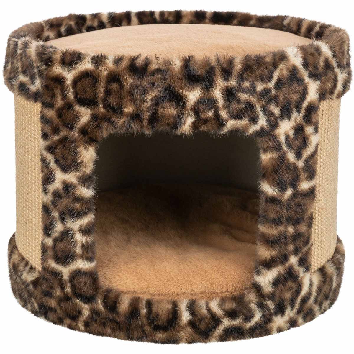 Trixie Kratzhöhle Leo für Katzen braun
