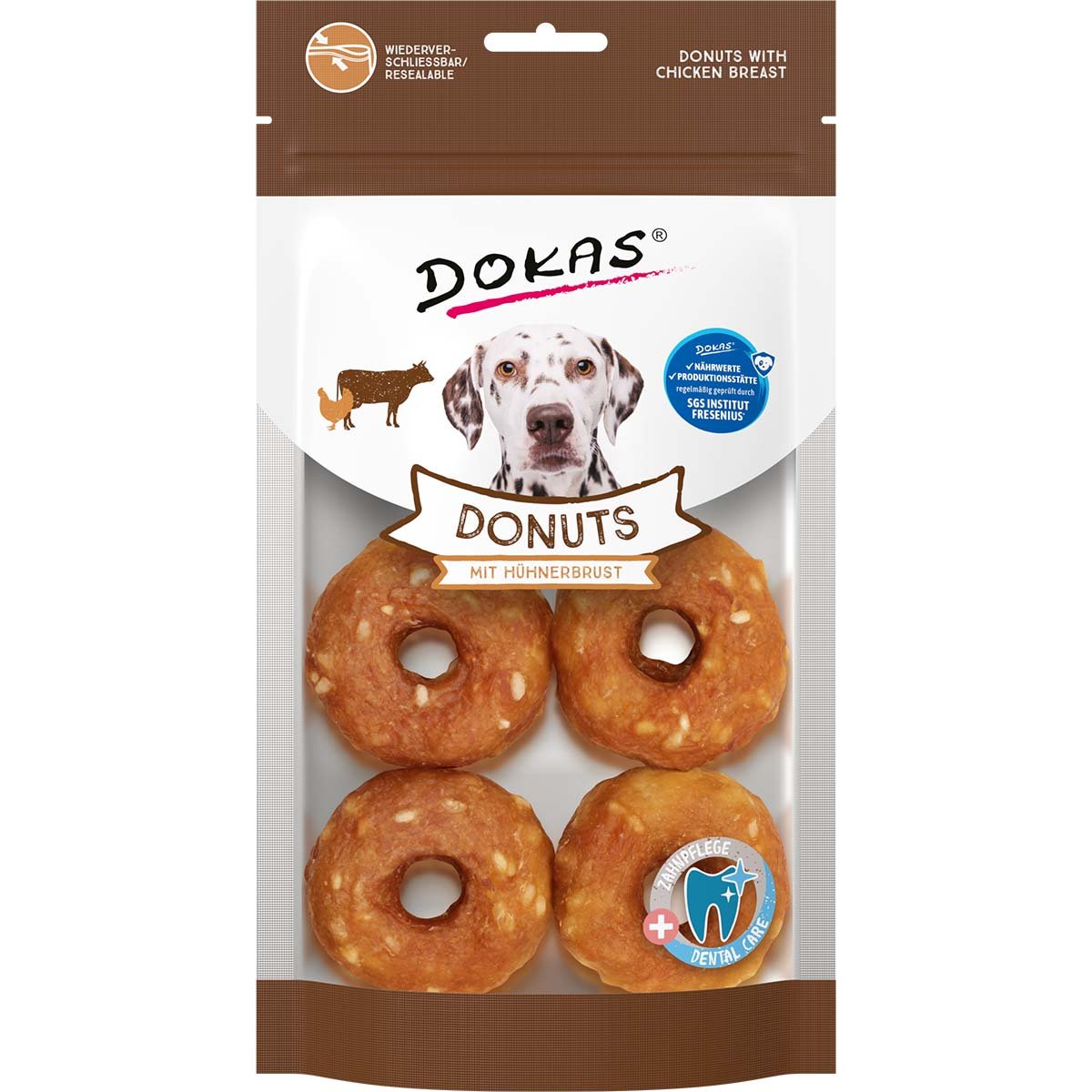 Dokas Donuts mit Hühnerbrust 160 g