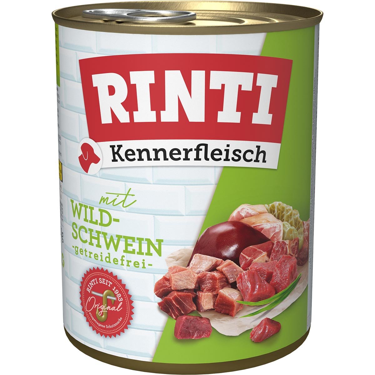 Rinti Kennerfleisch Wildschwein 24x800g