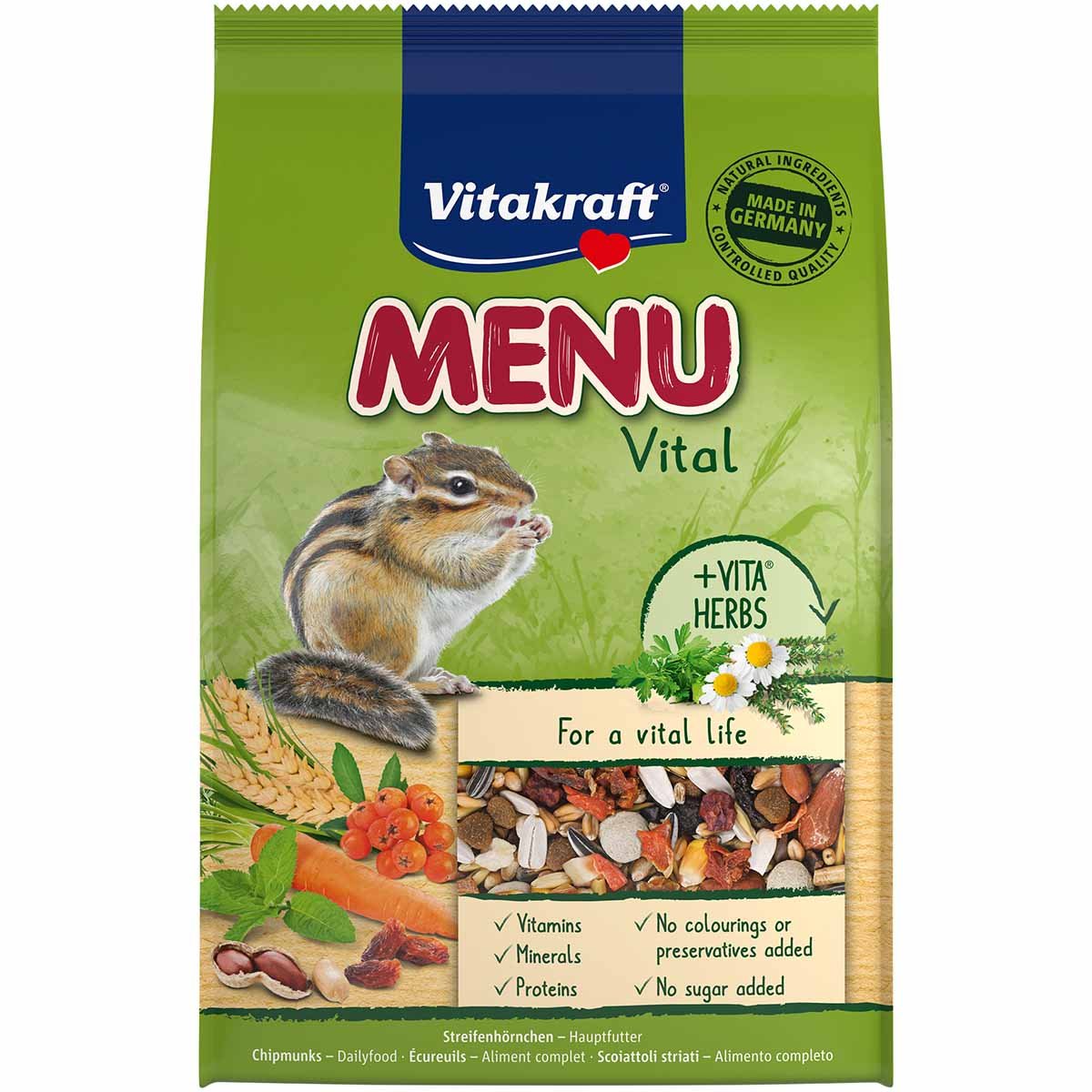Vitakraft Streifenhörnchen Premium Menü Vital 600g