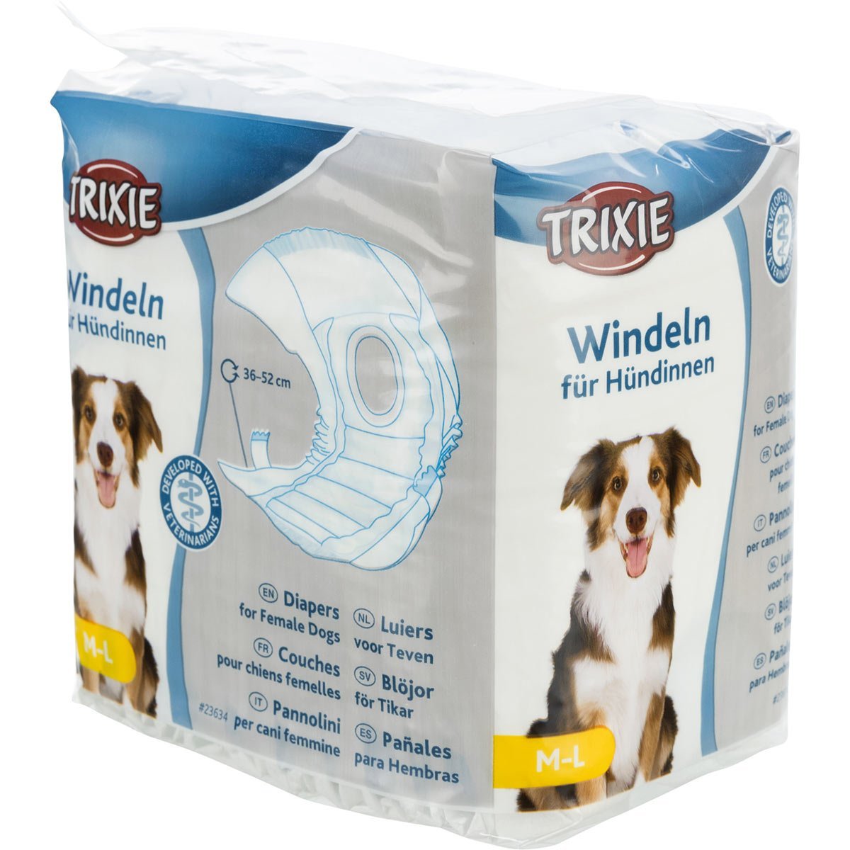 Trixie Windeln fr Hndinnen Gre M-L Taillenumfang 36-52cm 12-Pack - Image 7