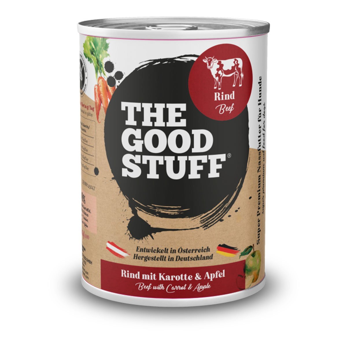 The Goodstuff Adult Rind mit Karotte und Apfel 6x800g