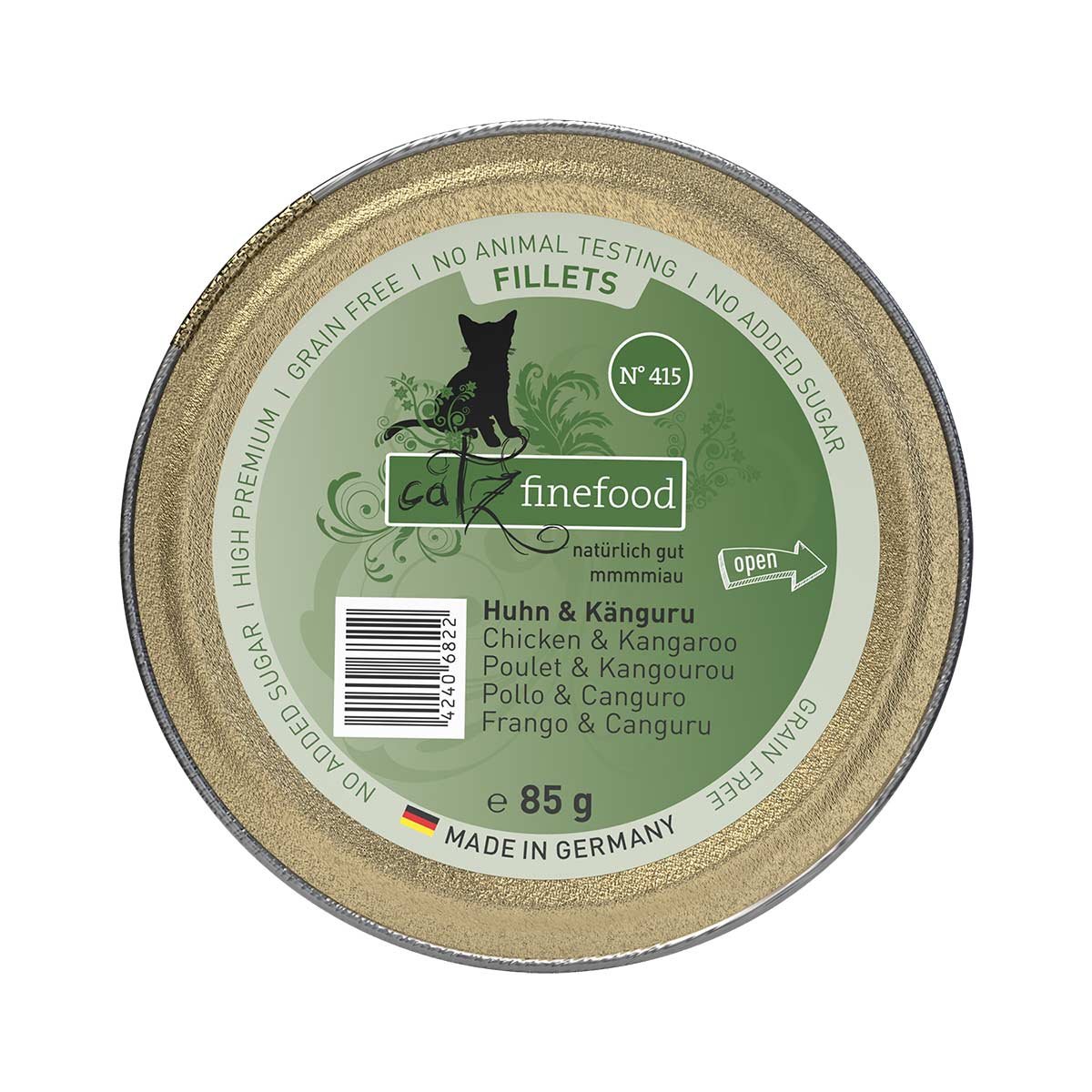 catz finefood Fillets No. 415 Huhn und Känguru 12x85 g
