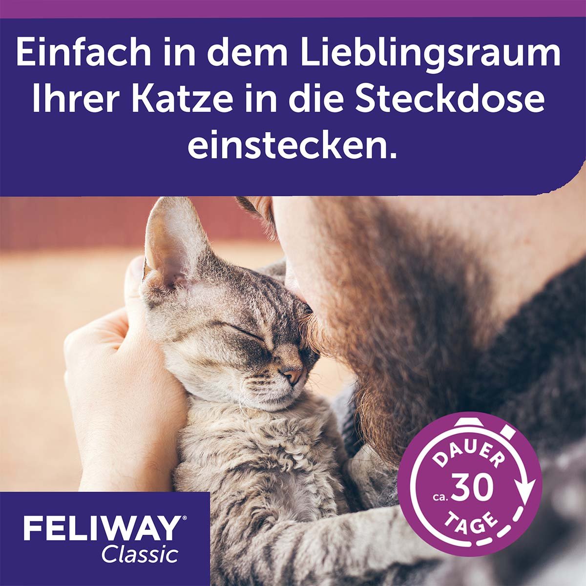 Feliway Classic Verdampfer 1 Monats-Nachfüllflakon 48ml 4x48ml