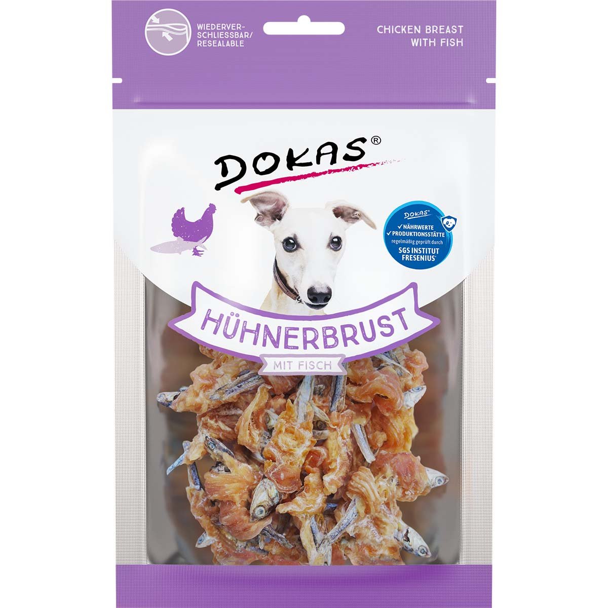Dokas Hühnerbrust mit Fisch 4x70g