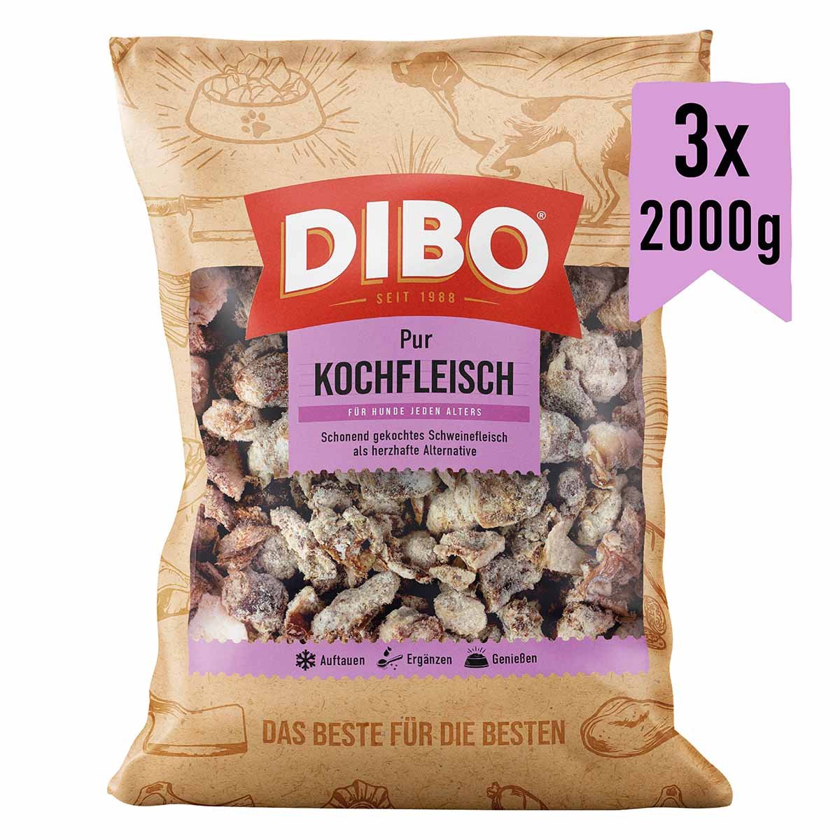 DIBO Kochfleisch 3x2000 g