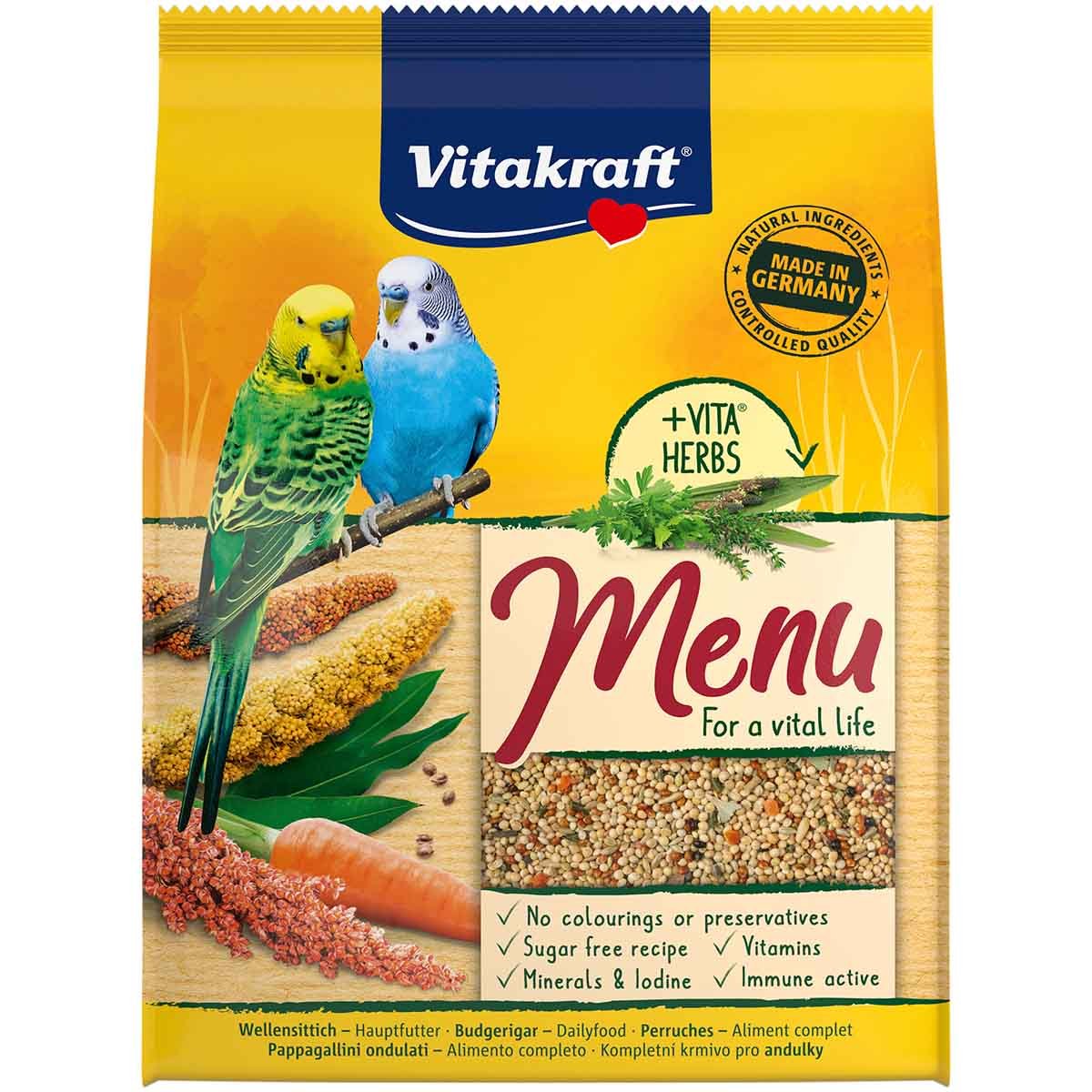 Vitakraft Wellensittich Premium Menü 2x3kg