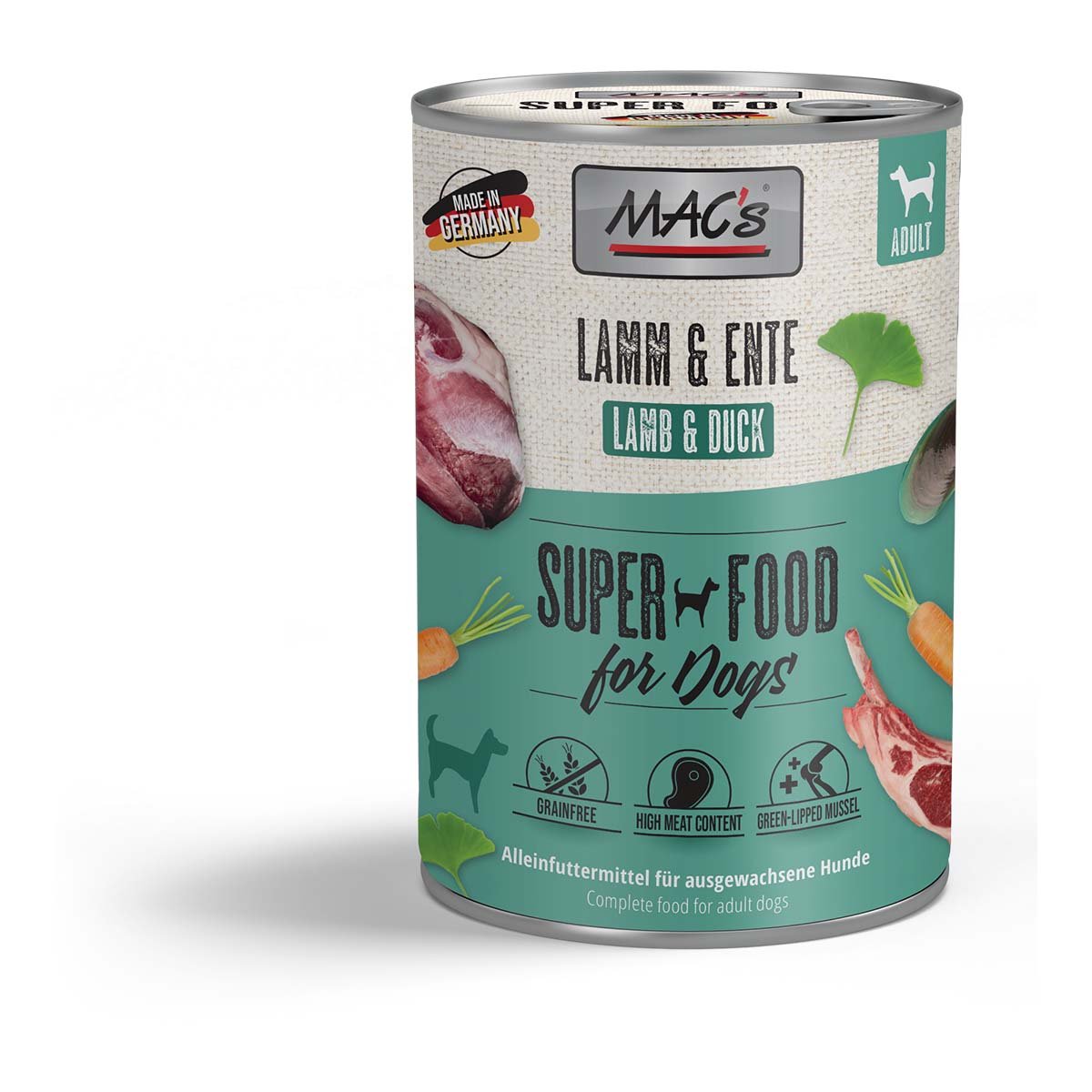 MAC's Dog Lamm und Ente 12x400g
