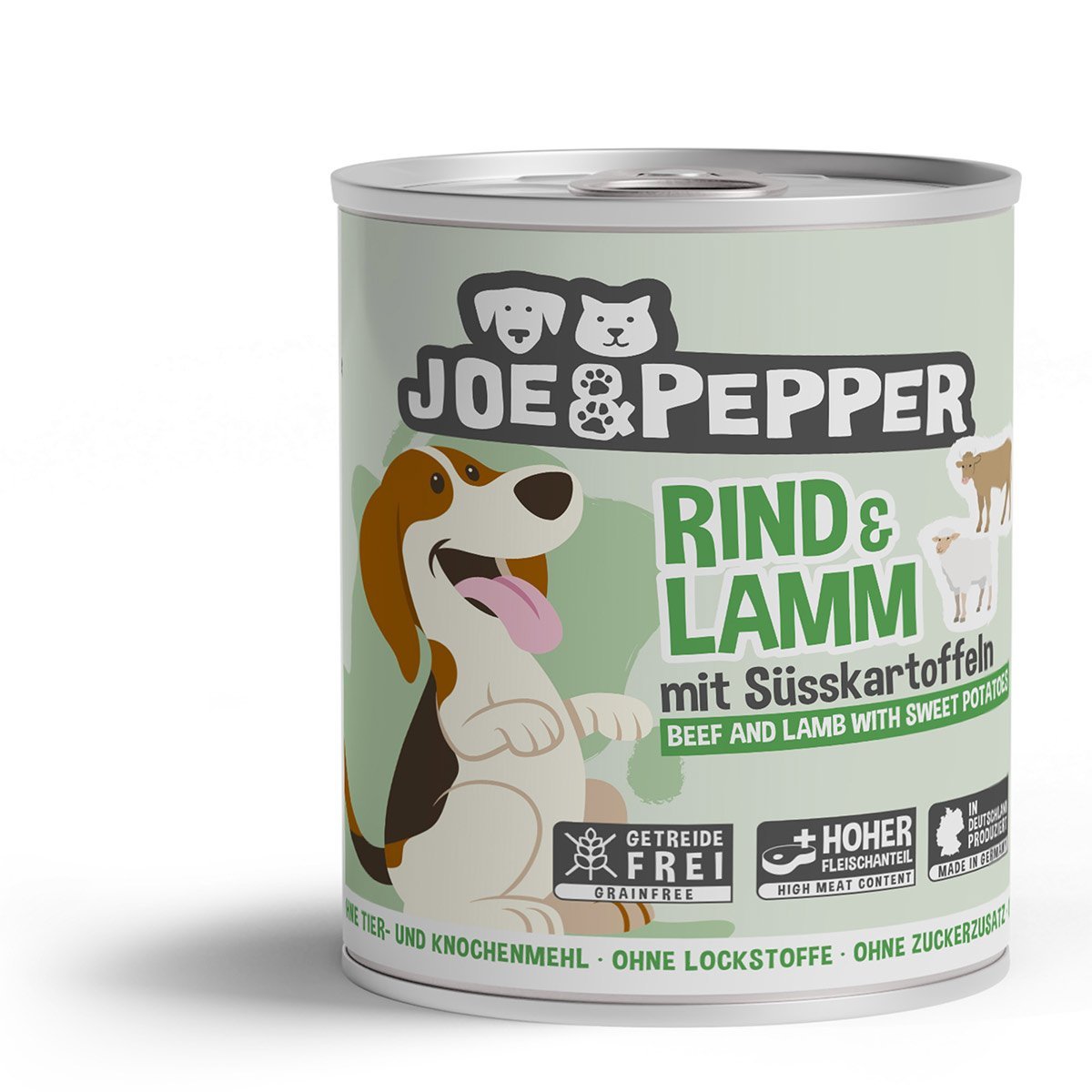Joe und Pepper Dog Rind und Lamm mit Süßkartoffeln 6x800g