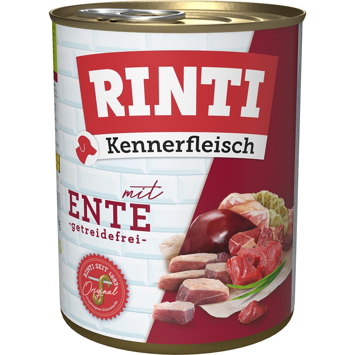 Rinti Kennerfleisch Ente 24x800g