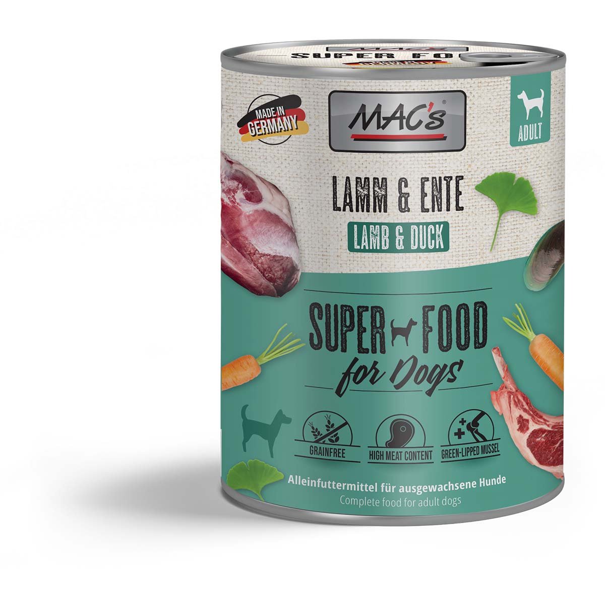 MAC's Dog Lamm und Ente 24x800g