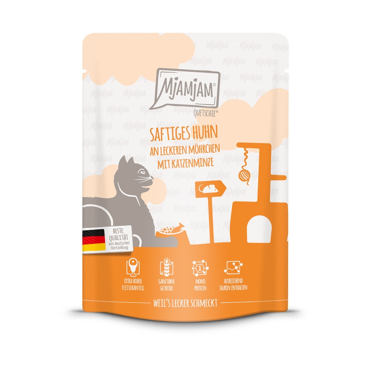 MjAMjAM Quetschie saftiges Huhn an leckeren Möhrchen 6x300g