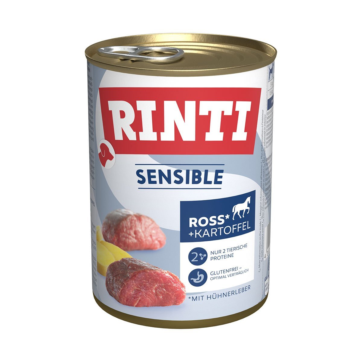 Rinti Sensible Ross und Hühnerleber und Kartoffel 6X400g