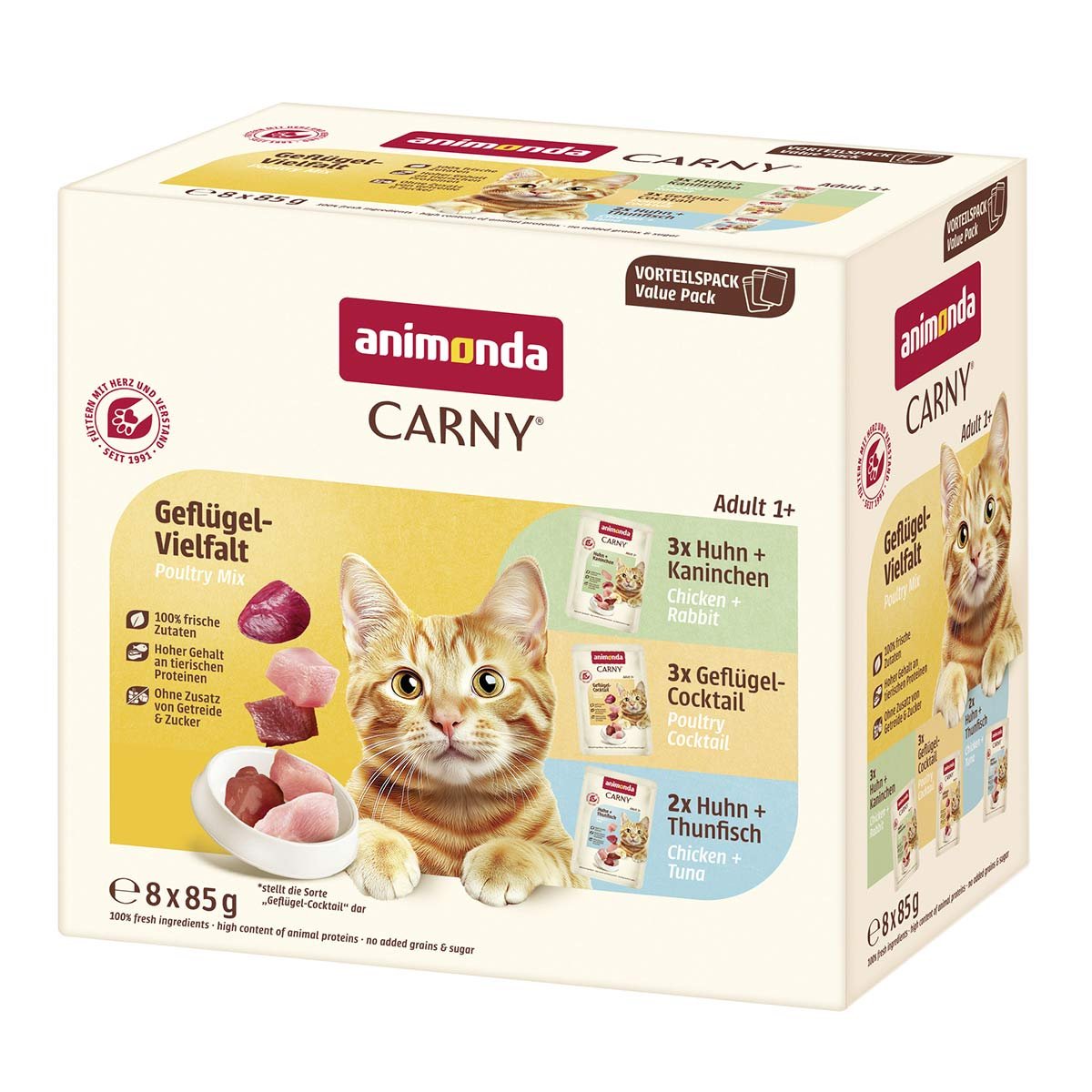 animonda Carny Adult Geflügel-Mix 8x85 g